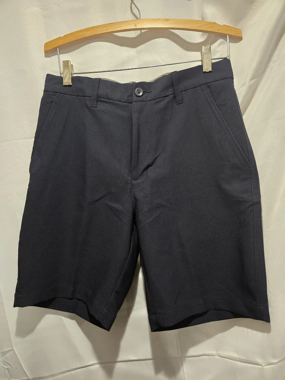 Salt + Cove Men's Navy Flat-Front Chino Shorts